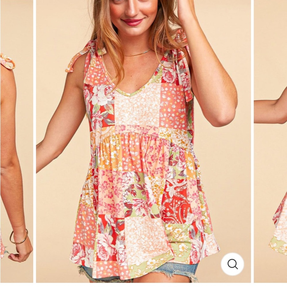 Haptics Babydoll Style Top sizes SML